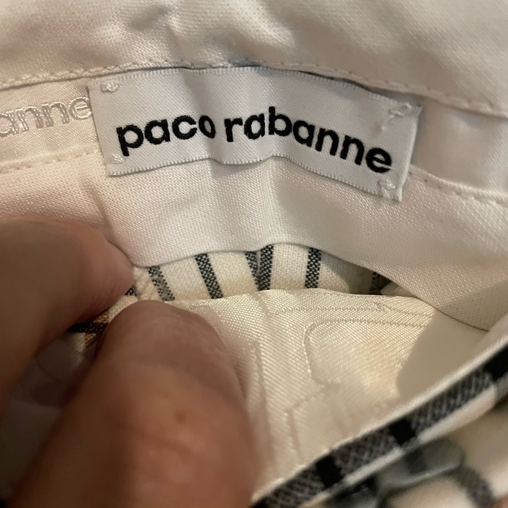 Paco Rabanne checked wool pants - Picture 6 of 11